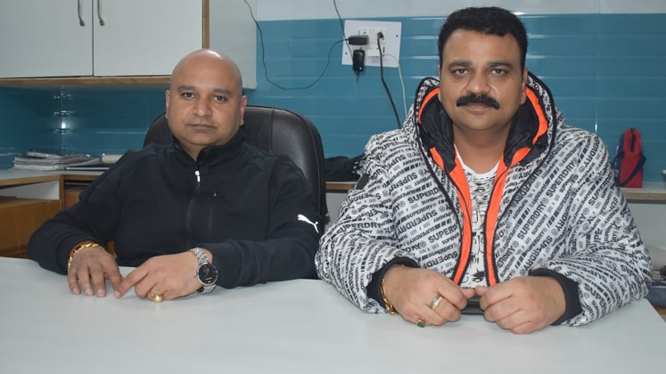 Rajeev Jain (L) and Sanjay Jain